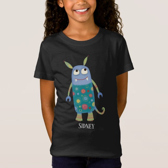 Camiseta Monstros Divertidos Personalizados (Frente)
