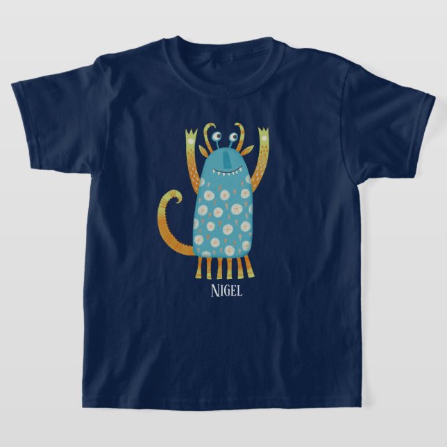 Camiseta Monstros Divertidos Personalizados (Postura )