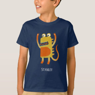 Camiseta Monstros Divertidos Personalizados