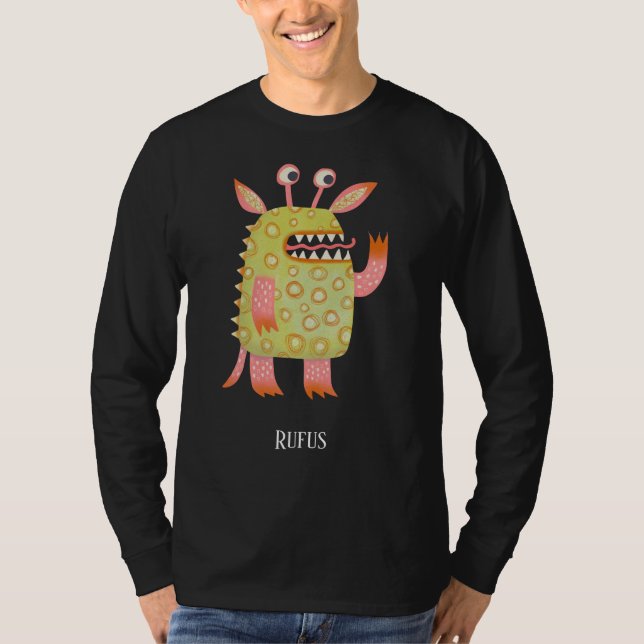 Camiseta Monstros Divertidos Personalizados (Frente)