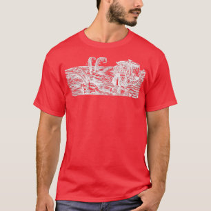 Camiseta Monstros do Mar Duas Baleias Brancas