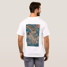 Monstros do Período Edo da Camisa-T profunda