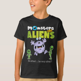 Camiseta Monstros e Aliens V1