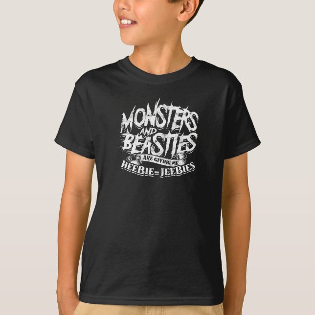 Camiseta Monstros e criaturas estão me dando (Frente)