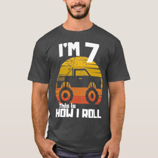Camiseta Monstros Engraçados, 7 de Festa de aniversário, Pr