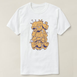 Camiseta Monstros Felizes