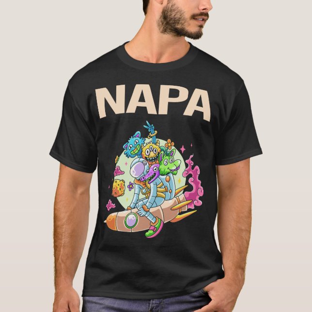 Camiseta Monstros Felizes - Napa (Frente)