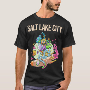 Camiseta Monstros Felizes - Salt Lake City