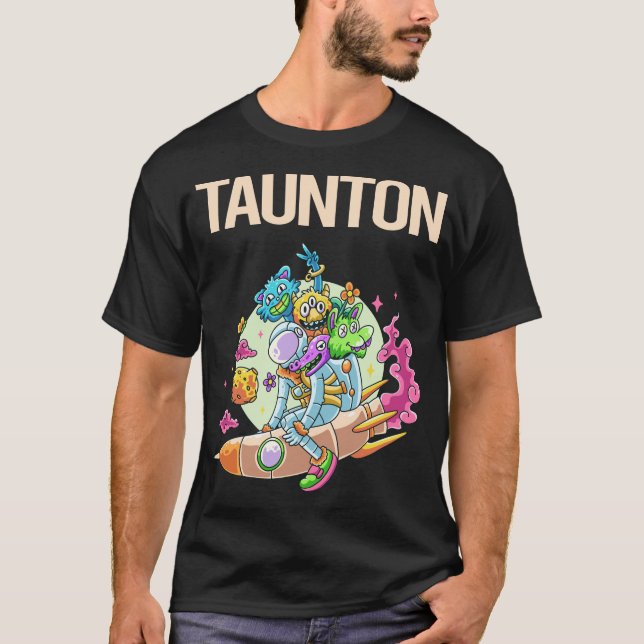 Camiseta Monstros Felizes - Taunton (Frente)