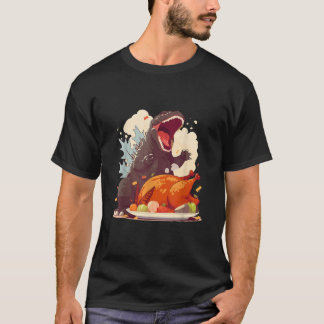Camiseta Monstros Kaiju Fazendo Coisas Cotidianas Hangry Ka