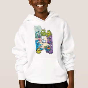 Camiseta Monstros pequenos e inofensivos que fazem atividad