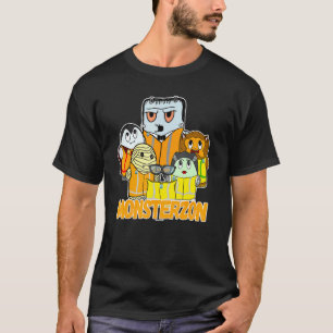 Camiseta Monstros Swagazon Mummy Frankenstein Dracula Monst