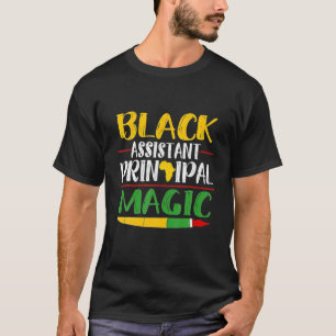 Camiseta Mont de Histórico Preto Mágico do Principal do Ass