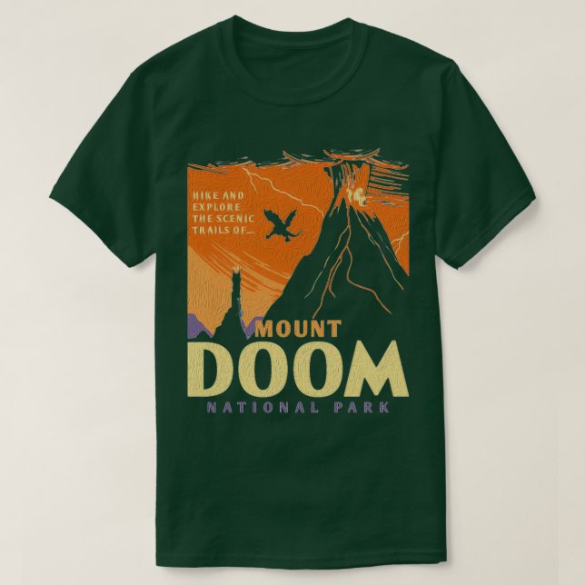 CAMISETA MONT DOOM NATIONAL PARK 1 (Frente do Design)