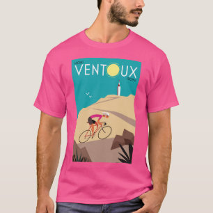 Camiseta Mont Ventoux Cycling Poster