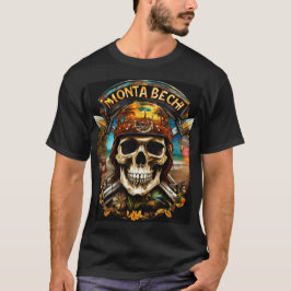 Camiseta "Monta Beach: Biker Skull Odissey"
