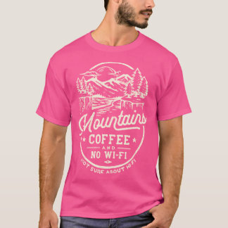 Camiseta Monta Capa Engraçado de Baseball Wi-Fi Café
