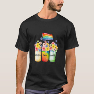 Camiseta Monta de Consciência do Orgulho Lgbt para Igualdad