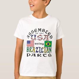 Camiseta Montado nos EUA usando peças brasileiras