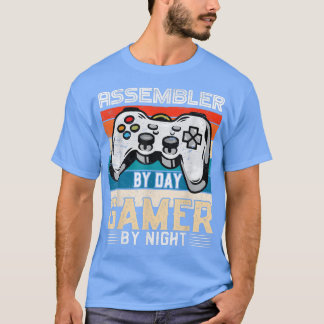 Camiseta Montador por jogador de dia por fãs de jogos de ví