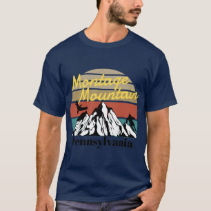 Camiseta Montage Mountain ski Pensilvânia 1