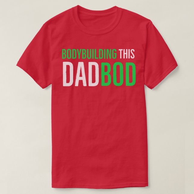 Camiseta Montagem De Bacalhau Este Dadbod (Frente do Design)