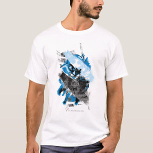 Camiseta Montagem de Futura Cityscape do Batman