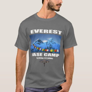 Camiseta Montagem do acampamento básico Everest