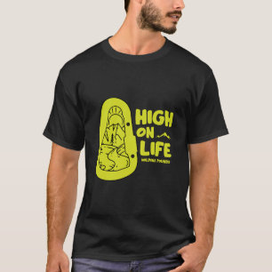 Camiseta Montagem do alpinismo em libras