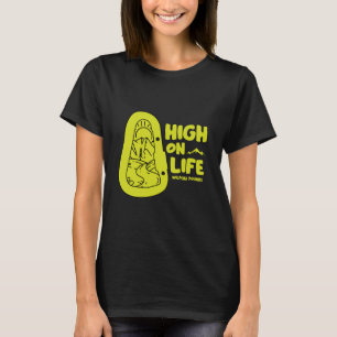 Camiseta Montagem do alpinismo em libras