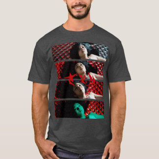 Camiseta Montagem e caligrafia da Prisonista Feminina