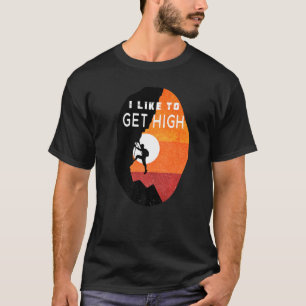 Camiseta Montagem em Pedra Escalada de Vintage