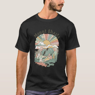 Camiseta Montagem Vintage Shasta California Mounties Hiking