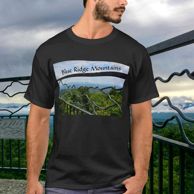 Camiseta Montagens Blue Ridge WNC Fotografia (Criador carregado)