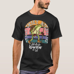 Camiseta Montagens do Enfumaçado do Sapo de caminhada Hiker
