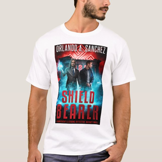 Camiseta Montague & Strong - SHIELDBEARER (Frente)