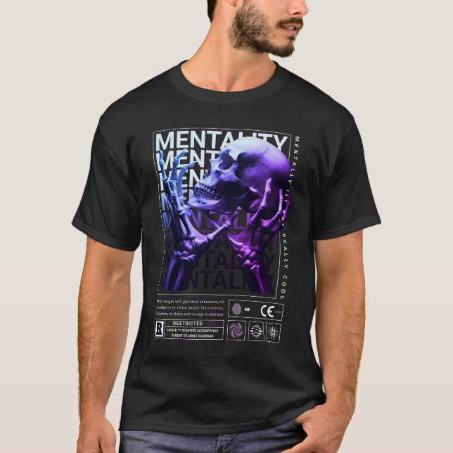 Camiseta Montalidade: dominando a arte de Mindset e Perspe (Frente)