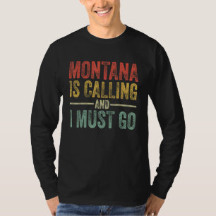 Camiseta Montana Está Chamando E Eu Devo Ir Divertido Estad