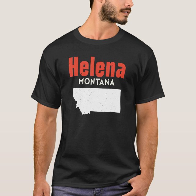 Camiseta Montana Estados Unidos América Viagem Montanan Hel (Frente)