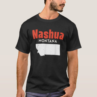 Camiseta Montana EUA Estado América Viagem Montanan Nashua