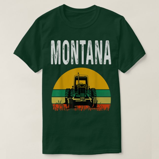 Camiseta Montana Farmer Trigo Cultivo de Cereais Lover R (Frente do Design)
