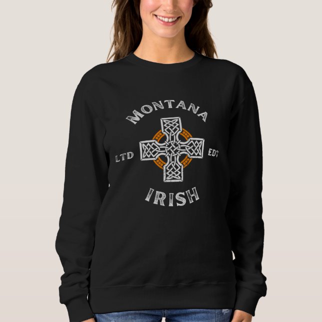 Camiseta MONTANA Irish American Cross Badge (Frente)