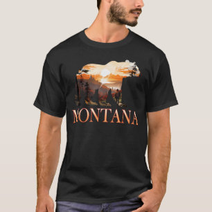 Camiseta Montana Mt Caminhada Montanha Estado