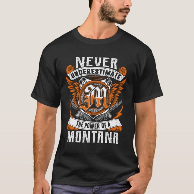 Camiseta MONTANA - Nunca Subestimar Personalizado (Frente)