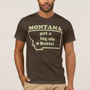 Camiseta Montana obteve um montículo (velho) velho grande