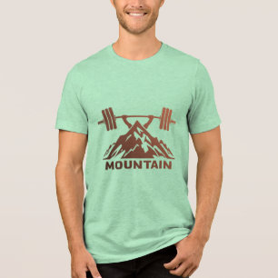 Camiseta Montanha Barbell Adventure - Malhação ao ar livre