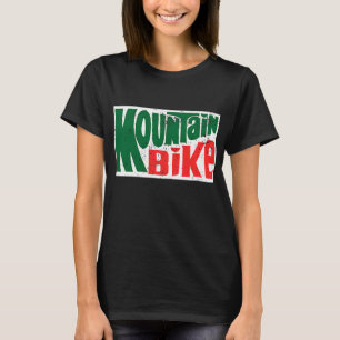 Camiseta Montanha - bicicleta MTB para passear de manhã