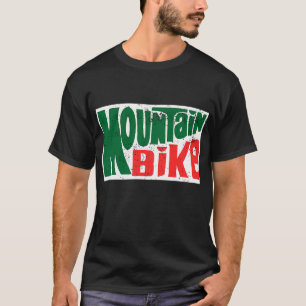 Camiseta Montanha - bicicleta MTB para passear de manhã
