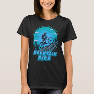 Camiseta Montanha - Bicicleta Nunca Se Torna Mais Fácil De