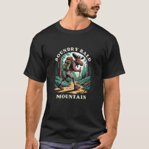 Camiseta Montanha Boundary Bald Maine Trilha de Hiking Moch